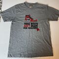 Nike Vintage Herren T-Shirt Grau These Boots Ain’t Made For Walking Größe M