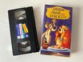 VHS Videokassette Walt Disney Meisterwerke Susi und Strolch mit Hologramm 5 Min.