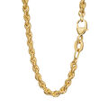 45cm Zopfkette 585 Gelb Gold 14 Karat Halskette Kordel hohl 3,3mm Breit 3663