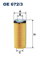 FILTRON OE 672/3 ÖLFILTER FÜR BMW