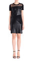 Diesel Black Gold Difenny-A Damen Kleid Schwarz