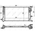 NRF 53964 Kühler Motorkühler Wasserkühler Motorkühlung