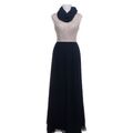 Unique, Abendkleid, Größe: 34, Blau/Pink, Polyester, Damen #BX3