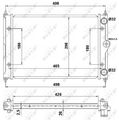 NRF Kühler Wasserkühler Motorkühler für VW Polo Coupe (86C, 80) 519505