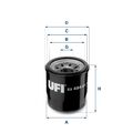 Ölfilter UFI 23.484.00 Oelfilter für RENAULT Clio III Schrägheck (BR0/1, CR0/1)