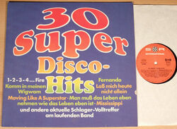 SAMPLER-LP "30 SUPER DISCO-HITS" 70-ER JAHRE, S*R INTERNATIONAL --TOP + RAR--