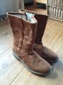 Damen od. Mädchen moderne Winterstiefel Gr. 38 Braun Stiefelette Winter Boots