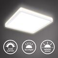 LED Deckenlampe dimmbar Panel Leuchte 29cm flach 18W Wohnzimmer Büro weiß Memory