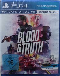 Blood & Truth -- Standard Edition VR Erforderlich (Sony PlayStation 4, 2019) PS4