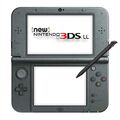 GEBRAUCHT Japanisch New Nintendo 3DS XL LL METALLIC SCHWARZ nur Konsole ROT-001