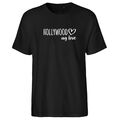 Herren T-Shirt Hollywood my love Geschenk Idee Souvenir Geburtstag Weihnachten P