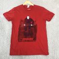 Gildan THE SHINING T-Shirt Herren M Medium Rot Johnny Grafik Ring Spun Softstyle