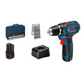 BOSCH Professional GSR 12V-15 Akku-Bohrschrauber 12,0 V, mit 2 Akkus