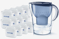 Original BRITA Marella Blau inkl. 12 MAXTRA PRO Filter , All in 1 mit 2,4L Kanne