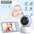 5" Babyphone mit Kamera Video Babyphon Audiofunktion VOX-Modus 8 Schlaflieder