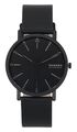 Skagen Signatur Lederarmband Schwarz Zifferblatt Leuchtzeiger SKW6902 Herrenuhr