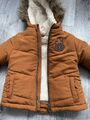 Kinder Winterjacke Braun Gr. 80 Sehr Gute Zustand