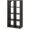 IKEA Kallax Regal 77x147x39 Bücherregal Wandregal Raumteiler Schwarzbraun