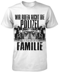 Wir rufen nicht die Polizei Wir rufen die Familie Biker Herren T-Shirt MC Outlaw