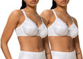 Triumph 2x Ladyform Soft W BH Gr. 95E Sonderpreis weiß Minimizer mit Bügel