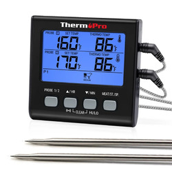 Thermo Pro Tp17 Digitale Hintergrund Beleuchtung Lcd Display Dual Sonde Grill Of