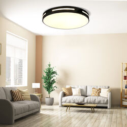 48W LED DECKENLAMPE DECKENLEUCHTE DIMMBAR MODELL MIT FB WOHNZIMMER DECKENLAMPE