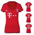  Trikot Adidas FC Bayern München 2015-2016 Home FCB + Spielernummer * Damen 