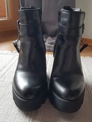 damenschuhe gr 37 Kunstleder getragen