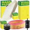 MANN FILTER INSPEKTIONSPAKET passend für 1.6+1.4 DACIA LOGAN SANDERO 75+87 PS