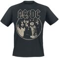 ACDC T-Shirt Herren North American Tour 1979 schwarz Band-Merch, Bands