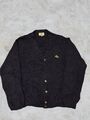 LACOSTE Vintage Strickjacke Pullover Gr. M Jumper Sweater Cardigan 26118 Rot