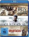 BEN HUR/GLADIATOR/SPARTACUS-BLU-RAY  3 BLU-RAY NEU 