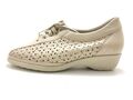 Semler Damen Halbschuh Schnürschuh Comfortschuh Beige Gr. 37,5 (UK 4,5)