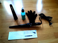 Cloud Nine, the wand, schwarz, wie neu, + Hitzeschutz-Handschuh +Quick Dry