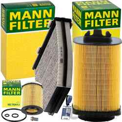 MANN FILTER INSPEKTIONSPAKET passend für MERCEDES C KLASSE W/S 204 C180 156 PS