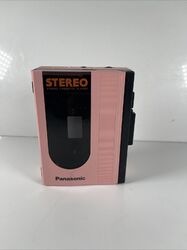 Panasonic RQ-J6 Pink Persönliche Kassette Recorder Vintage Stütze - Getestet