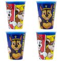 Becher für Kinder - 4er Set Paw Patrol Trinkbecher aus BPA-freiem Kunststoff