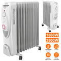 Ölradiator Elektroheizung Radiator Öl Heizkörper 1500W 2500W Heizung 7 11 Rippen