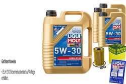 INSPEKTIONSKIT FILTER LIQUI MOLY ÖL 8L 5W-30 für VW Passat Alltrack 365 2.0 TDI