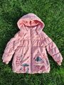 Topolino Jacke Winterjacke Gr 98 dick war rosa mit Pilzen