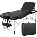 Massageliege Massagebank 3 Zonen Massagetisch Mobile Therapieliege Alu klappbar 