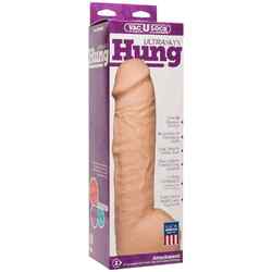 Doc Johnson - Vac-U-Lock UR3 Hung White 31.75 cm Dildo Beige TPE Unisex