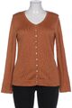 Peter Hahn Strickjacke Damen Cardigan Jacke Gr. EU 44 Baumwolle Orange #0xfm406