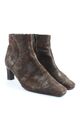 GABOR Reißverschluss-Stiefeletten Damen Gr. DE 41 braun-hellgrau Casual-Look