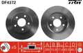 2x Bremsscheibe TRW DF4372 für FOCUS FORD MAX DM2 13,75 2 Turnier LPG TDCi