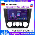 4+64G Android12 Autoradio Für BMW 1er E81 E82 E87 E88 2004-2011 Carplay GPS NAVI