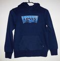 Levis Kapuzenpullover Jungen Hoodie Sweat Shirt Pulli Gr. 140 (134) dunkelblau