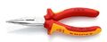 Knipex 25 06 160 VDE-Flachrundzange 160 mm Radiozange mit Schneide 2506160