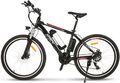 Myatu E-Bike 26'' Elektrofahrrad 36V 10,4Ah Abnehmbarer Lithium-Ionen-Akku 250W