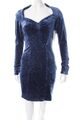 NICOWA Cocktailkleid Damen Gr. DE 36 blau Elegant